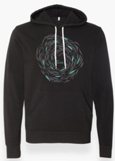 Against the Current Hooded Sweatshirt, Black, Youth Medium