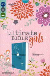 NIV Ultimate Bible for Girls--soft leather-look, teal - Imperfectly Imprinted Bibles