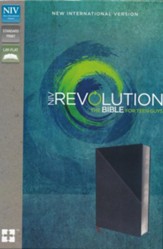 NIV, Revolution Bible: The Bible for  Teen Guys, Imitation Leather, Gray and Navy