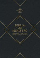 RVR 1960 Biblia del ministro, edicion ampliada, caoba imitacion piel (Minister's Bible, Amplified Edition, Brown)