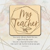 My Teacher, Plaque