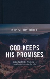 The God Keeps His Promises KJV Study Bible: Understand Bible Prophecy. . .and Find Inspiration for Life - Slate Leaf Cloth over boards - Imperfectly Imprinted Bibles