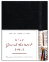 NKJV Journal the Word Bible, Large Print, Hardcover,