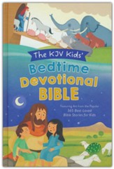 The KJV Kids' Bedtime Devotional Bible: Featuring Art from the Popular 365 Best Loved Bible Stories for Kids, Paper over boards - Slightly Imperfect