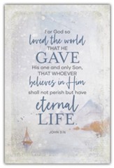 For God So Loved The World, Plaque