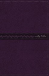 KJV, Thinline Bible, Standard Print, Imitation Leather, Purple, Red Letter Edition