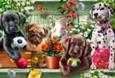 Garden Puppies Puzzle, 100 Pieces