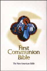 NAB First Communion Bible, Imitation leather, White