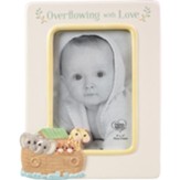 Overflowing With Love, Noah's Ark Photo Frame, Ceramic