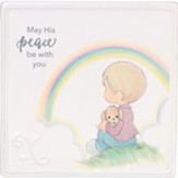 May His Peace Be With You, Boy With Rainbow Plaque