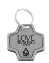 Memorial Tear Pewter Pocket Cross