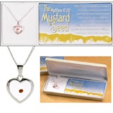 The Mustard Seed Heart Necklace