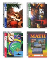 ACE Core Curriculum (4 Subjects),  Single Student Complete PACE & Score Key Kit, Grade 4, 3rd Edition (with 4th Edition English, Science & Social Studies)