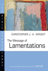 The Message of Lamentations: Honest to God - eBook
