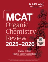 MCAT Organic Chemistry Review 2025-2026: Online + Book - eBook