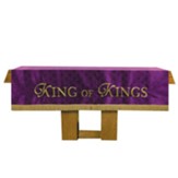 Maltese Jacquard Altar Frontal, Purple (King of Kings)