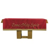 Maltese Jacquard Altar Frontal, Red (Come, Holy Spirit)