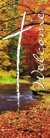 X-Stand Banner: Welcome Fall (23 inch x 63 inch)