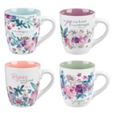 Rejoice Mugs, Set of 4