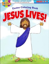 Jesus Lives! Easter Coloring Book, Ages 2-4