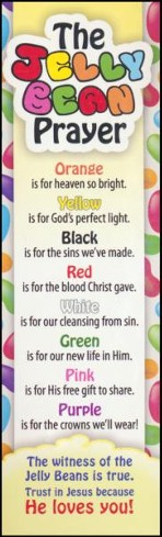 Jelly Bean Prayer (Luke 24:34, NIV) Bookmarks, 25