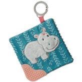 Jewel Hippo Crinkle Teether