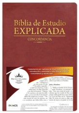RVR 1960 Biblia de Estudio Explicada con Concordancia, Marron - Imperfectly Imprinted Bibles
