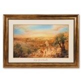 Canvas Framed Art: Going up to Jerusalem