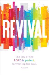 Revival (Psalm 19:7, KJV) Bulletins, 100