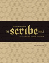 The Scribe Bible: Featuring The  Message by Eugene H. Peterson, Soft Imitation Leather, Brown Linen Weave