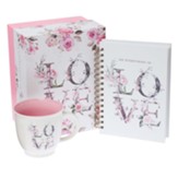 Love Journal and Mug Gift Box