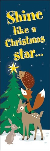 Woodland Animals/Shine Like a Christmas Star... (Matthew 2:2) Bookmarks, 25