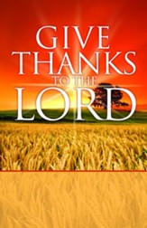 Give Thanks to the Lord Bulletins, 100