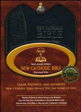 St. Joseph New Catholic Bible, Personal-Size  Dura Lux Black