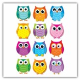 Colorful Owls Cut Outs 36 Per Pk 3Pk