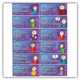 French Anchor Charts, 18 x 8, Set of 12