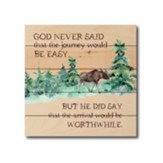 God Never Said, Plaque