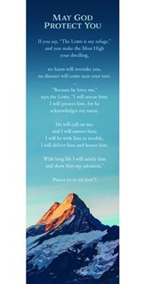 May God Protect You (Psalm 91:9-16, NIV) Bookmarks, 25