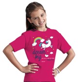 Dream Big Shirt, Pink, Youth Medium