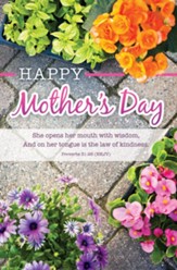 Wisdom and Kindness - Mother's Day Bulletins (Proverbs  31:26, NKJV/100