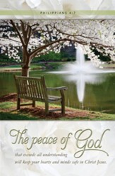 The Peace of God (Philippians 4:7, CEB) Bulletins, 100
