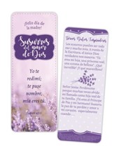 Susurros del amor de Dios, marcador jumbo, dia de la madre  (Whispers of God's Love Mother's Day Jumbo Bookmark, Spanish)