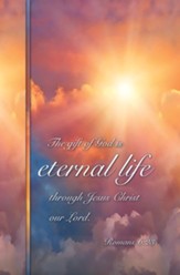 The Gift of God Is Eternal Life (Romans 6:23, KJV) Bulletins, 100
