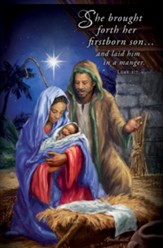 Her Firstborn Son (Luke 2:7, KJV) Bulletins, 100