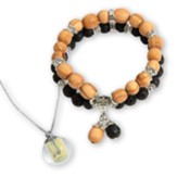 The Anointed Jewelry Set: Anointing Oil Bracelet and Pendant