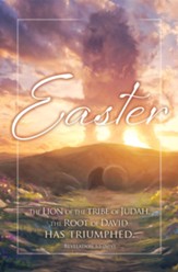 The Lion of Judah (Revelation 5:5, NIV) Easter Bulletins,  100