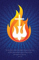 Pentecost (John 14:25, CEB) Bulletins, 100