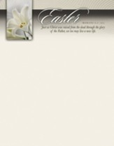 We May Live New Life (Romans 6:4, NIV) Letterhead, 100