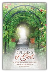 We Have a Building of God (2 Corinthians 5:1, KJV) Bulletins, 100