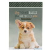 May the Lord Bless You Notepad, Gray Puppy